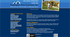 Desktop Screenshot of huntingtonwest.com